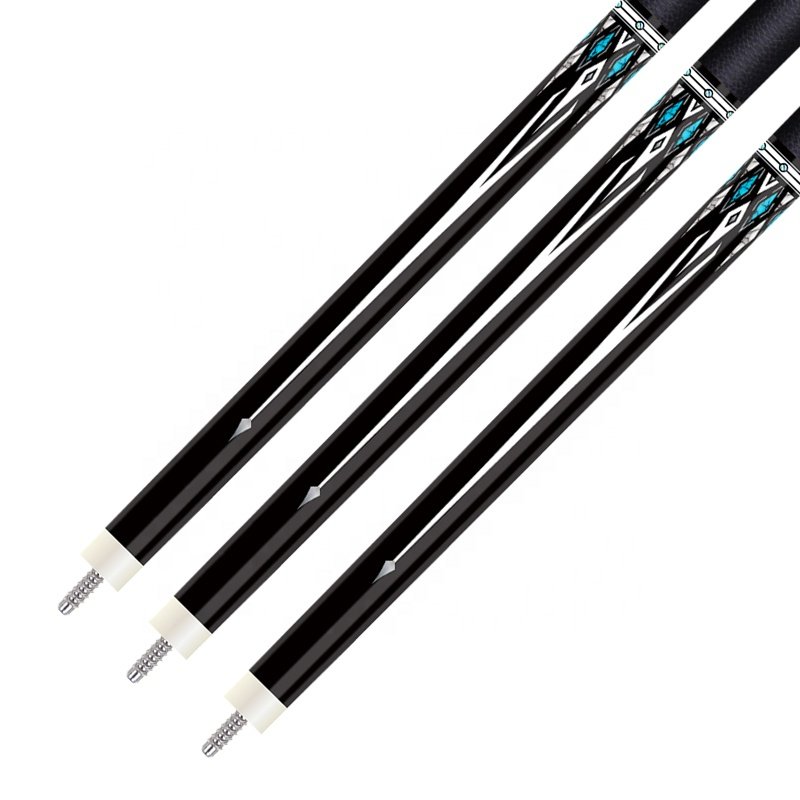 TQG-LC-086 Billiards Cue 1/2 Split 12..5mm Maple Butt with Multiple Snooker Joint and Marking Carbon Fiber Pool Cue