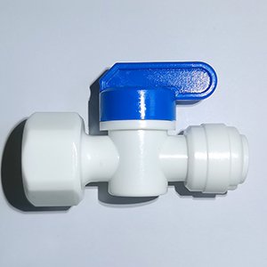 Factory Direct Sale 3/8 Ball Valve Water Filter Pressure Valve RO Water Filter Spare Parts Quick Connect Fittings