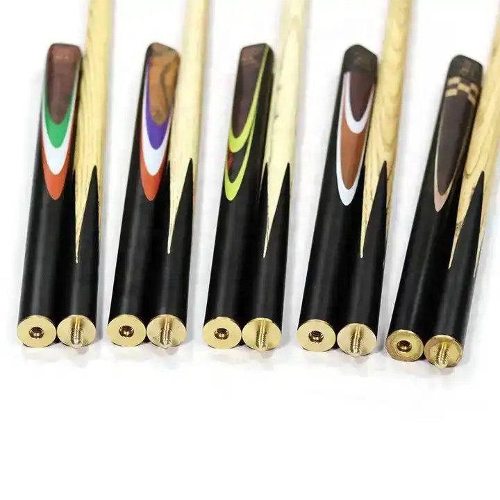 Popular Sell Assorted Color 57" 10mm Ash Wood 3/4 Billiard Snooker Cue