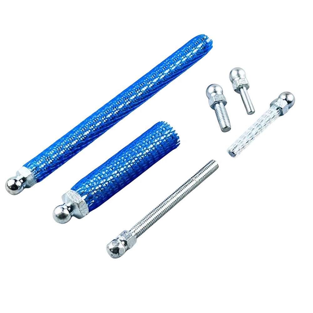 Custom M8 M10 M12 M14 M16 M20 M24 Ball Pin Screw Bolt Carbon Steel Zinc Plated Finish Angle Joints Ball Head Screw Stud Cars