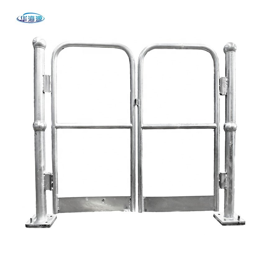 Outdoor Industrial Stair Durable Galvanized Ball Joint Handrails Ball Joint Railings Ball Connected Stanchions