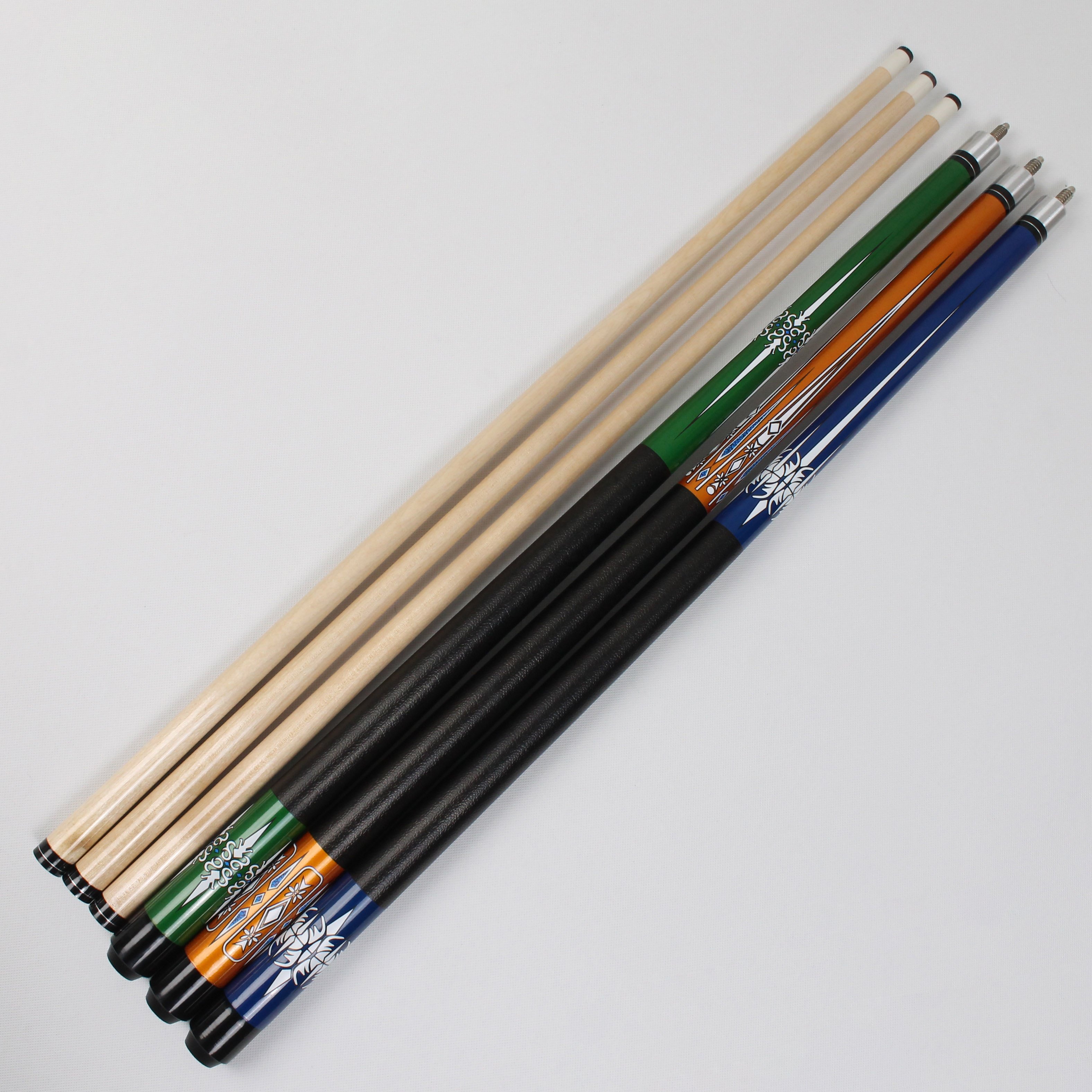 TQG-JX-002-1 Snooker & Billiard Cues Tips Factory Direct Sale Made Premium Maple Wood Pool Cue New Premium Quality 1/2\" 58\"