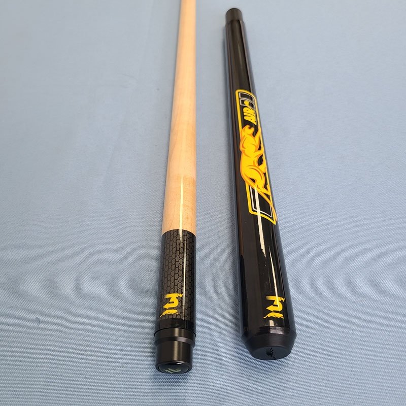 103cm 13mm Pool Small Jump Cues Sticker Decal Design in Maple Wood Billiards Jump Break Cue Sticks in Uni-lock Joint Protector