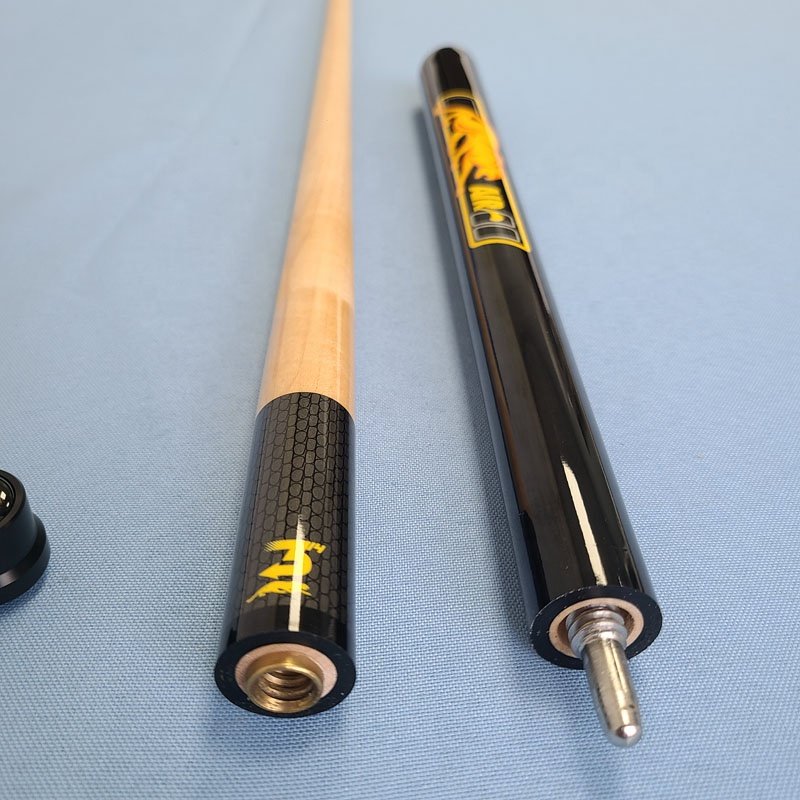 103cm 13mm Pool Small Jump Cues Sticker Decal Design in Maple Wood Billiards Jump Break Cue Sticks in Uni-lock Joint Protector