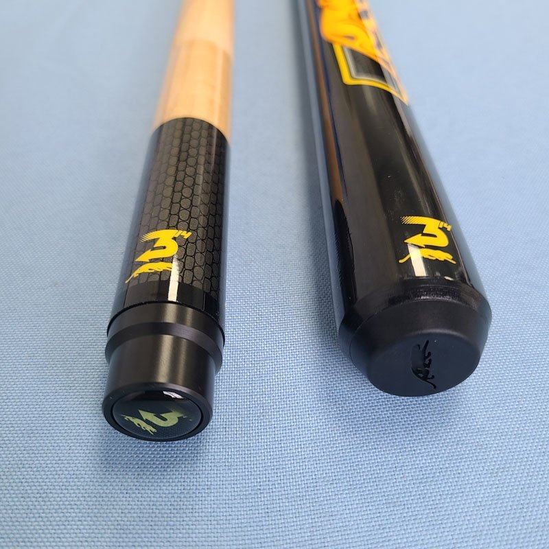 103cm 13mm Pool Small Jump Cues Sticker Decal Design in Maple Wood Billiards Jump Break Cue Sticks in Uni-lock Joint Protector