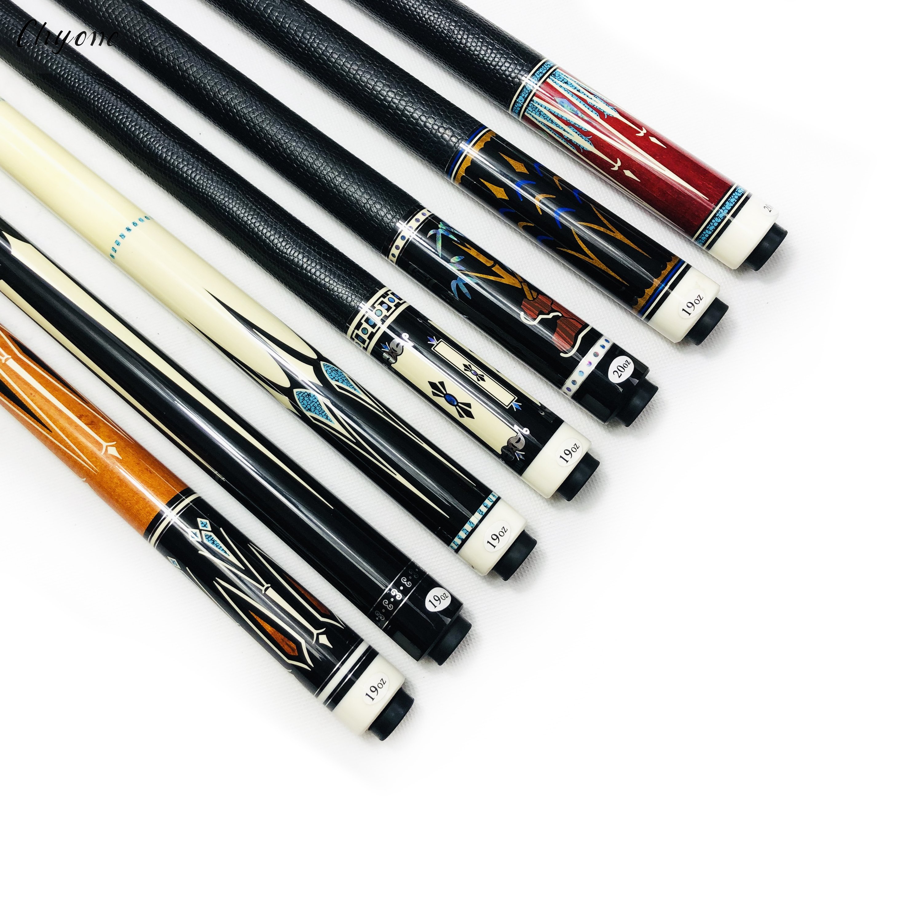 Pool Cue Chyone Custom 13mm 1/2 Radial Joint Straight Billiard Cue Stick Cheap Sticker Pool Cue