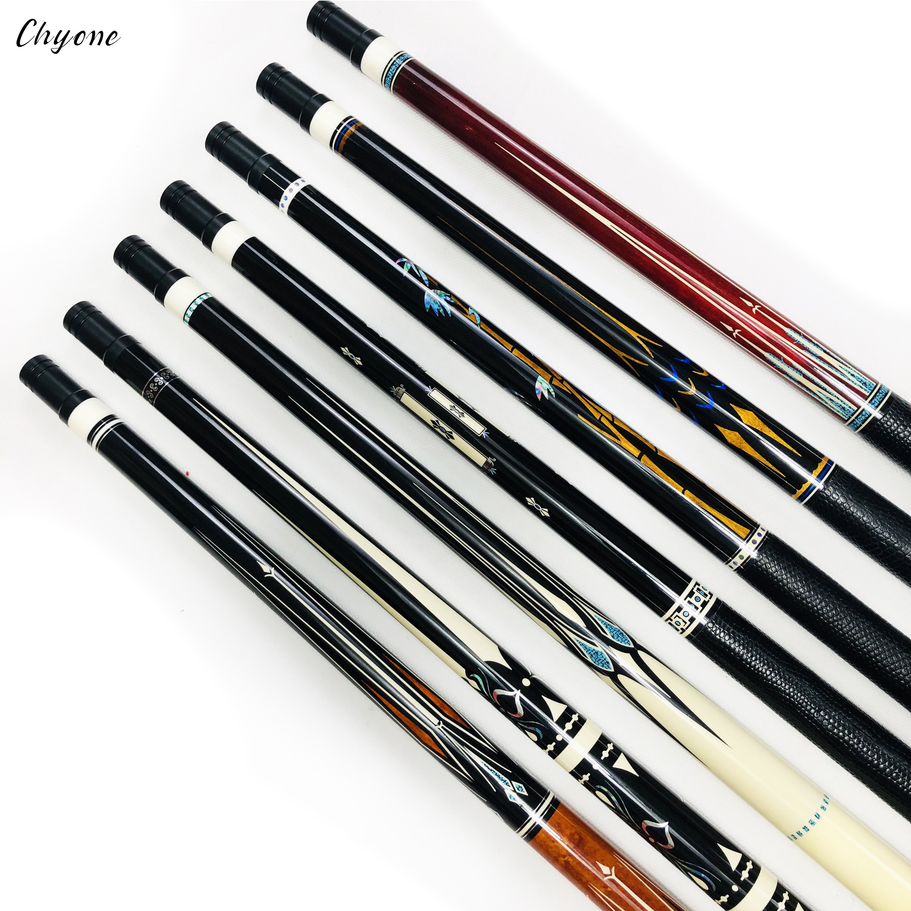 Pool Cue Chyone Custom 13mm 1/2 Radial Joint Straight Billiard Cue Stick Cheap Sticker Pool Cue