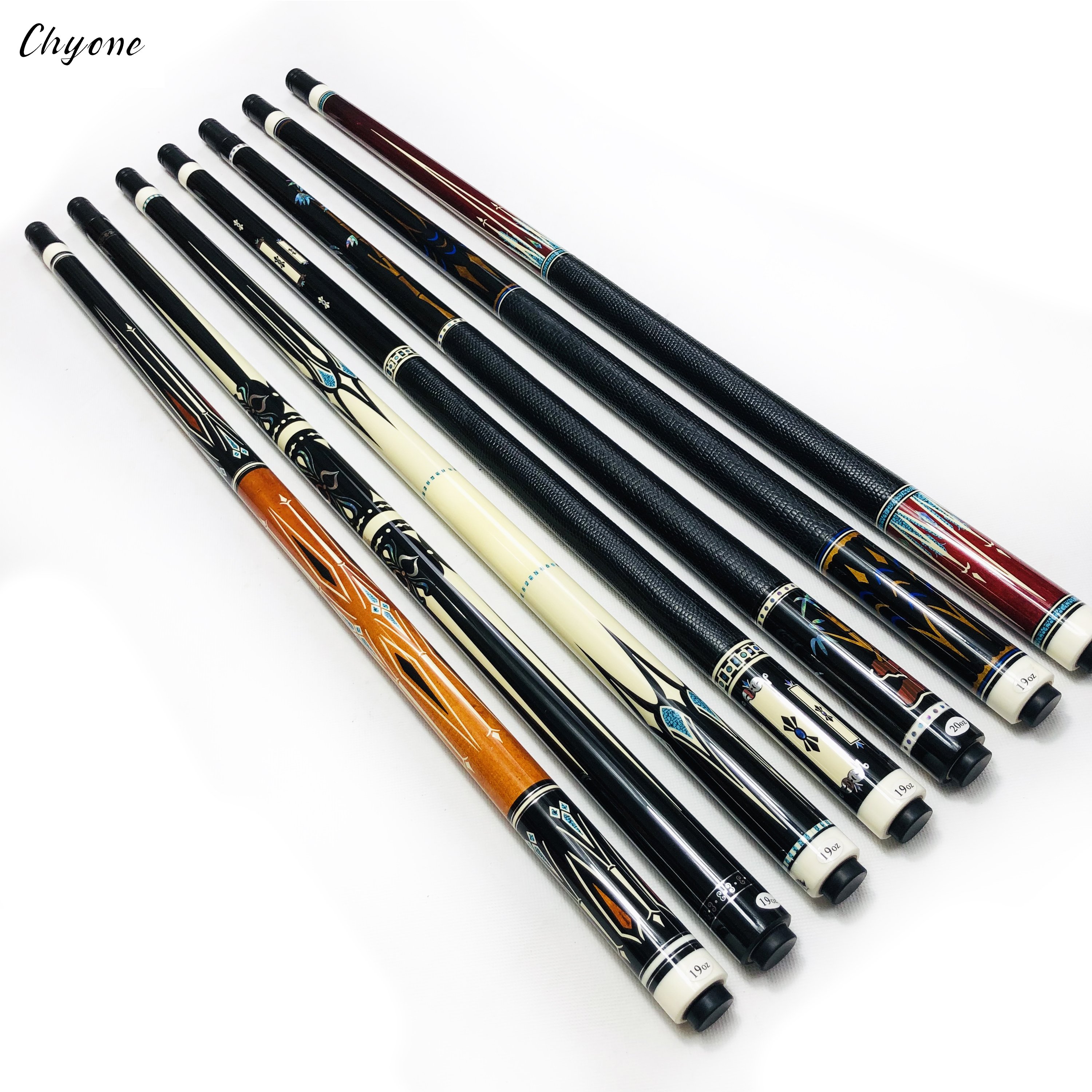 Pool Cue Chyone Custom 13mm 1/2 Radial Joint Straight Billiard Cue Stick Cheap Sticker Pool Cue