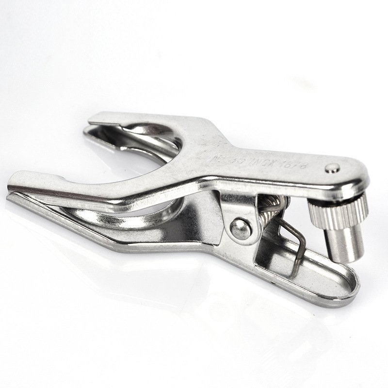 HAIJU LAB Collection Lab Stainless Steel Ground Joint Pinch Clamp Spherical Socket Ball Joint Clip Sizes 12# 18# 28# 35# 40#