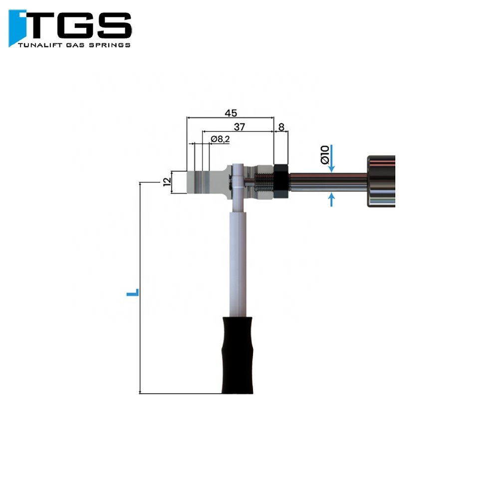 ZAMAC Lever Control up to 250 mm Arm for Bloc O Lift Plastic Holding Easy Operation Fast Delivery