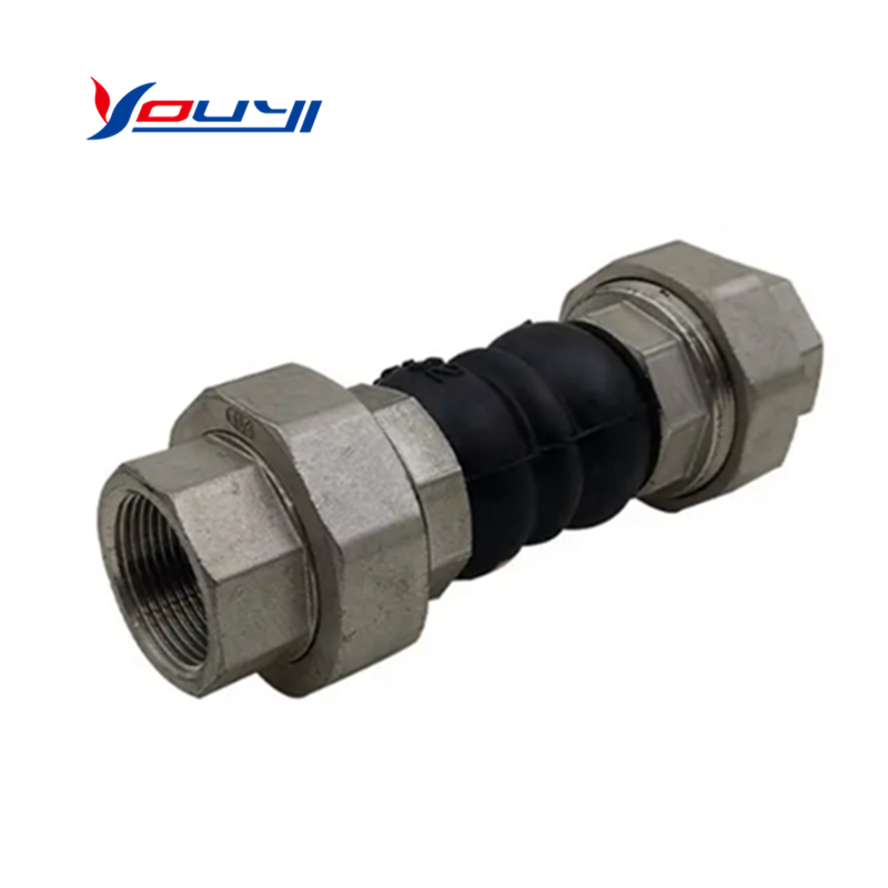 Manual Power Anti-Vibration Stainless Steel Flange Type Flexible Galvanized Threaded Union Ball Structure Rubber Joint General