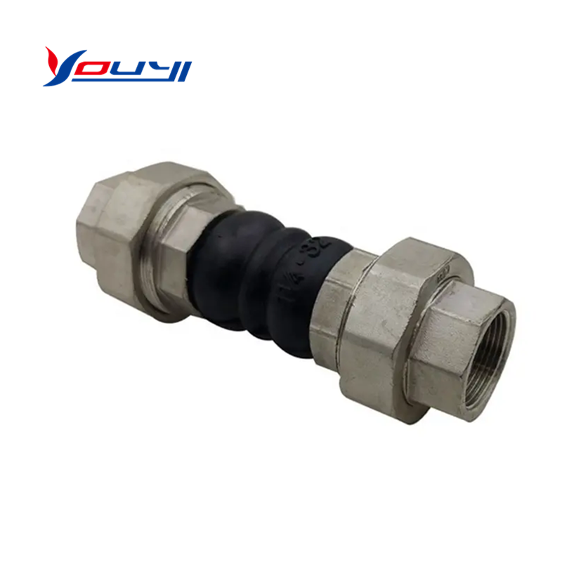 Manual Power Anti-Vibration Stainless Steel Flange Type Flexible Galvanized Threaded Union Ball Structure Rubber Joint General