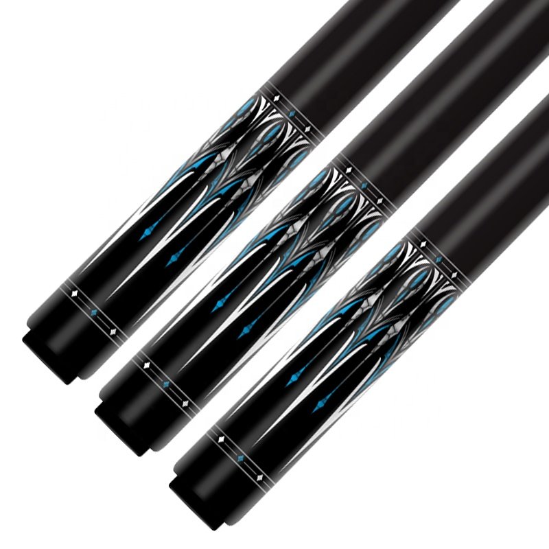 TQG-LC-091 Pool Cue Stick 1/2 Split 12..5mm Maple Butt Multiple Snooker Joint Marking Billiards Snooker Players Carbon Fiber Cue