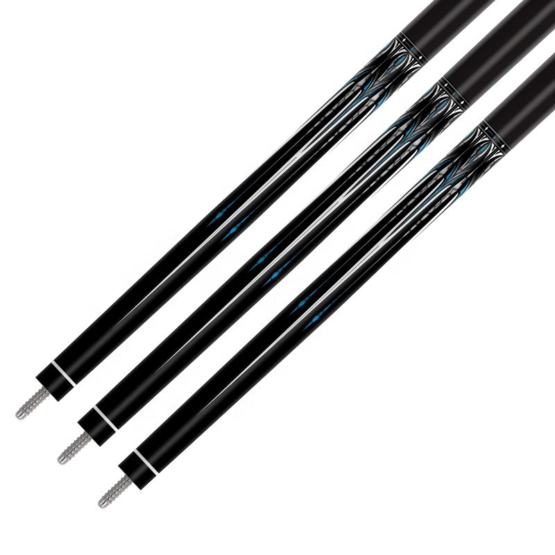 TQG-LC-091 Pool Cue Stick 1/2 Split 12..5mm Maple Butt Multiple Snooker Joint Marking Billiards Snooker Players Carbon Fiber Cue