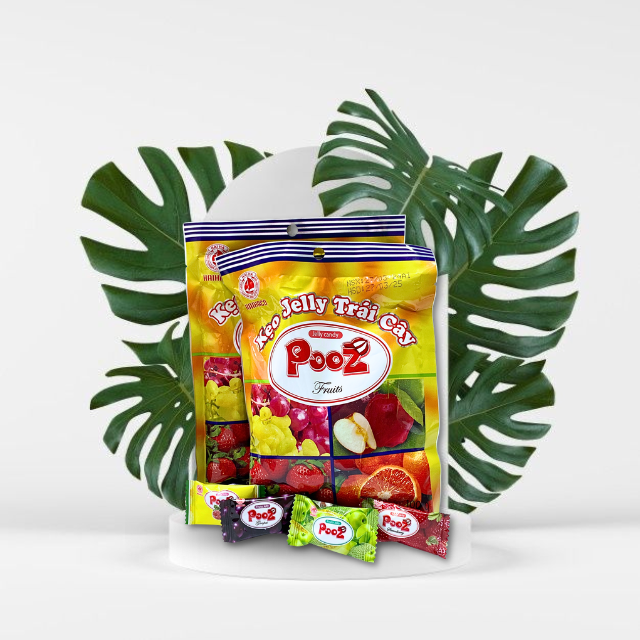 STRAWBERRY Flavor POOZ Jelly Candy Hot Selling Jelly Candy From HaiHaCo Since 1060