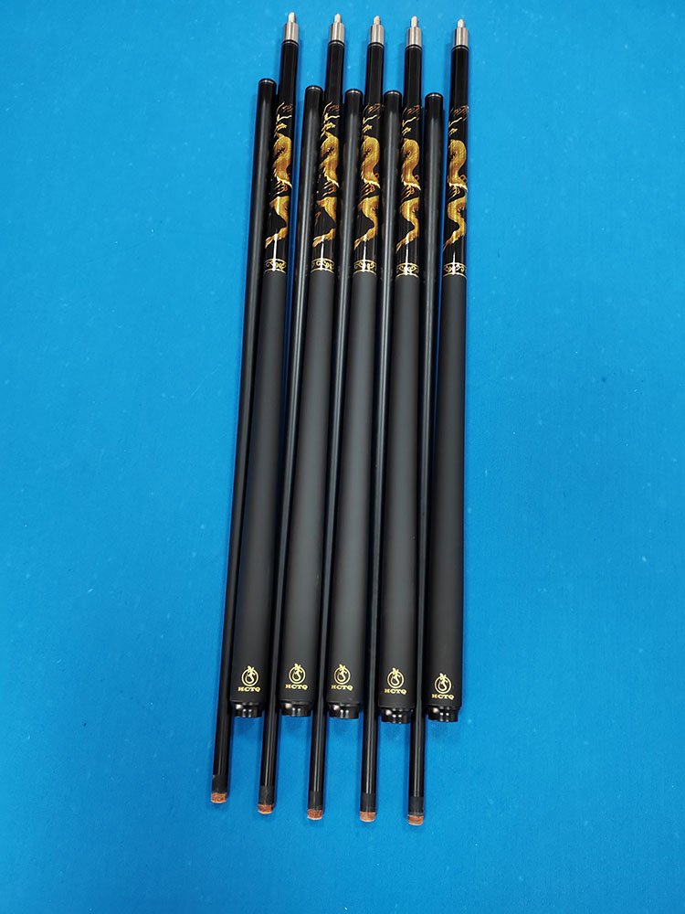 Billiards Manufacturers 57" HCTQ Carom Cue Pool Cue Sticks Decals Stainless Steel Joint Carbon Billiard Cue Stick