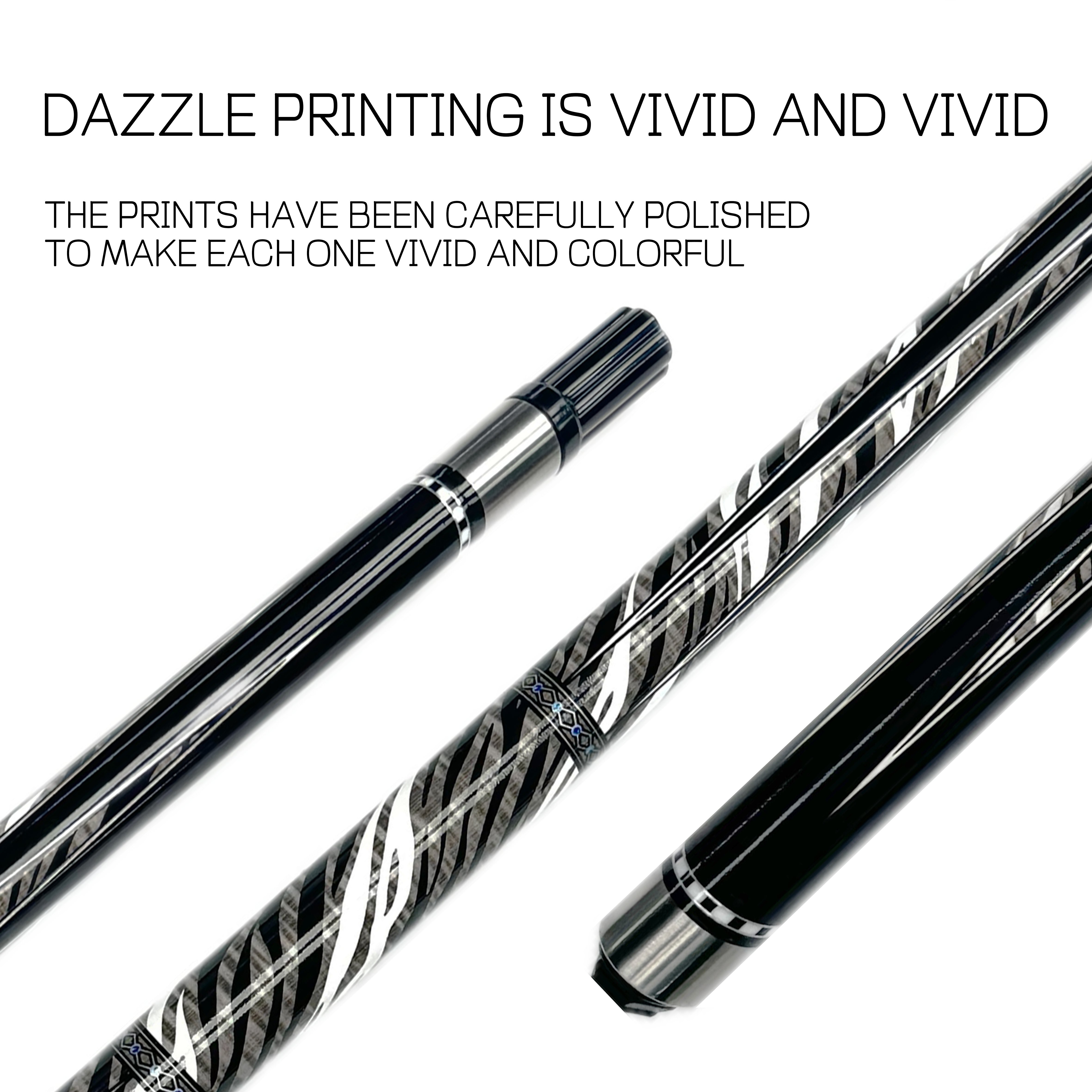 American 9-Ball Pool Cue Stick 1/2 Construction 12.5 mm Carbon Fiber Ebony Butt Sleeve Snooker Cue Steel Joint Sold Extension