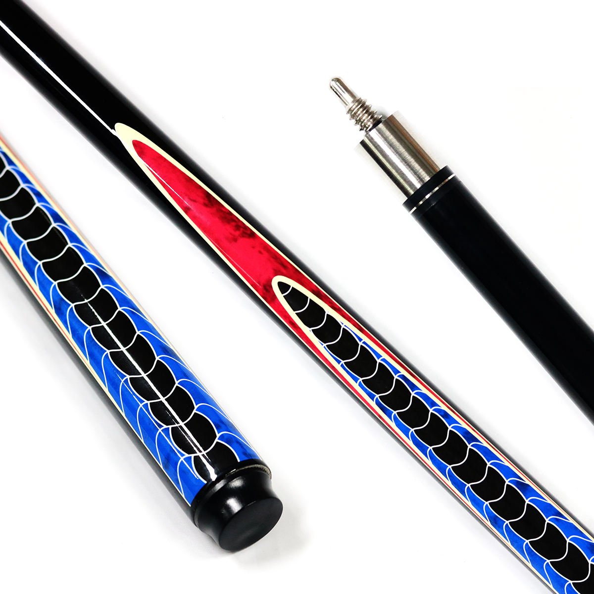 Premium Quality 1/2 Carbon Billiard Pool Cue With 12-13mm Tip Size