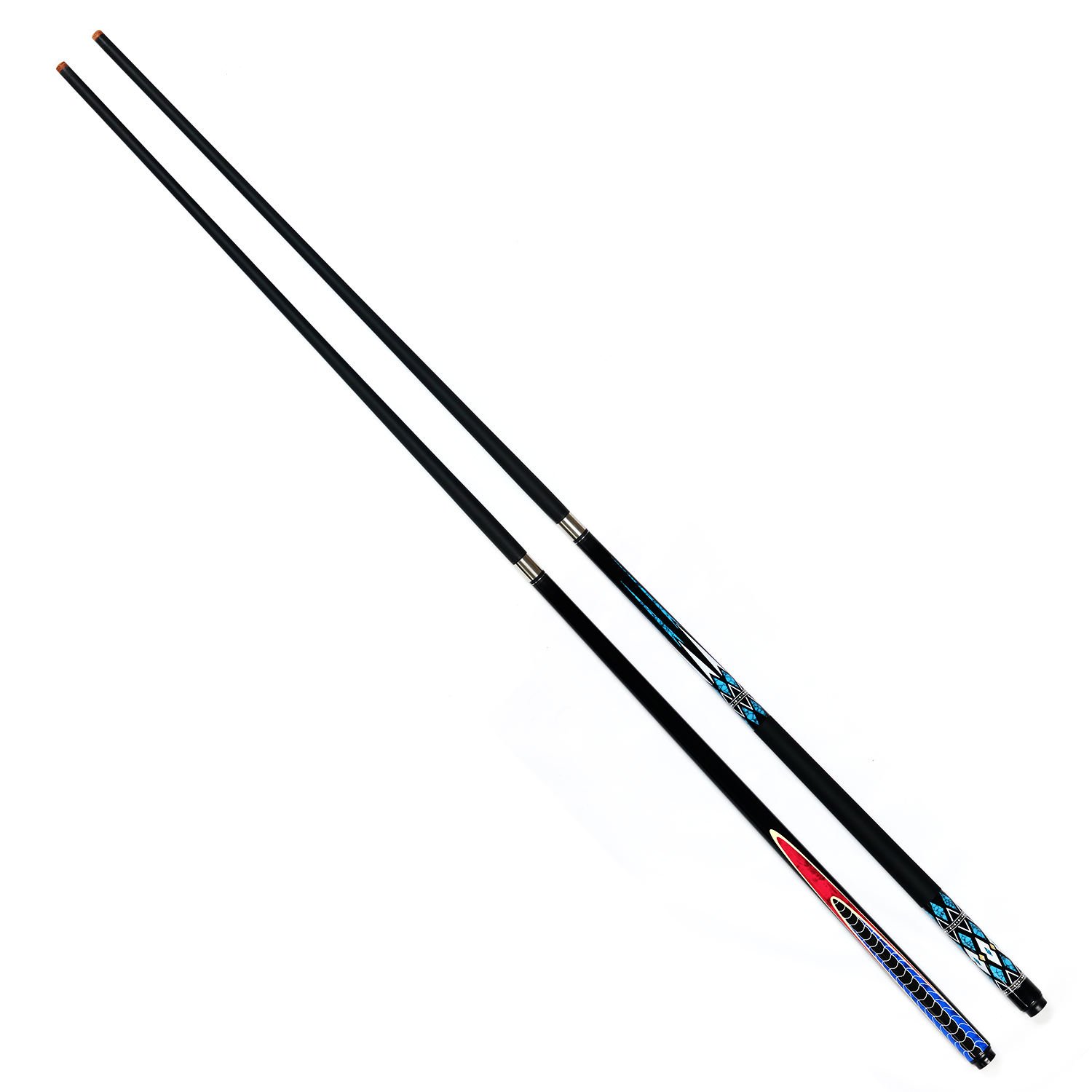 Premium Quality 1/2 Carbon Billiard Pool Cue With 12-13mm Tip Size