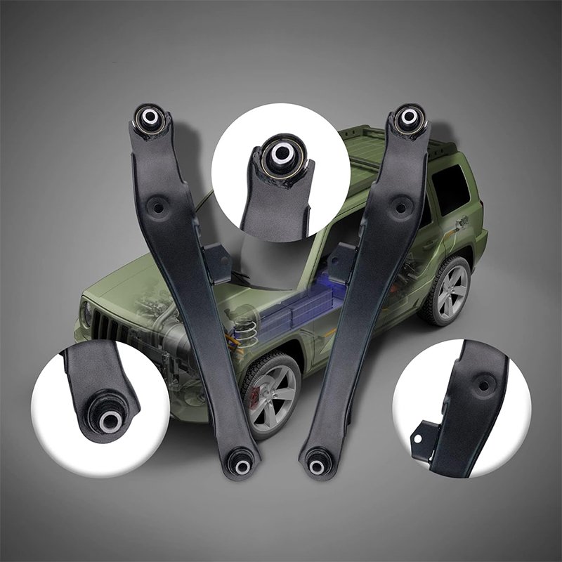 Rear Upper Lower Locating Lateral Control Arm Kit With Rear Lateral Links Replacement for Dodge Caliber Jeep Compass Patriot (MK