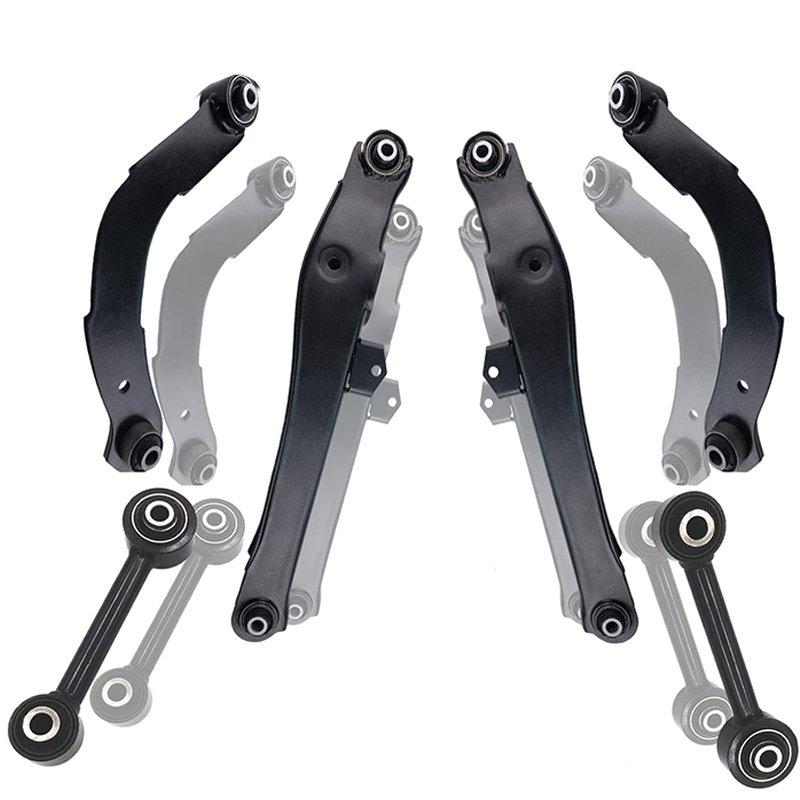 Rear Upper Lower Locating Lateral Control Arm Kit With Rear Lateral Links Replacement for Dodge Caliber Jeep Compass Patriot (MK