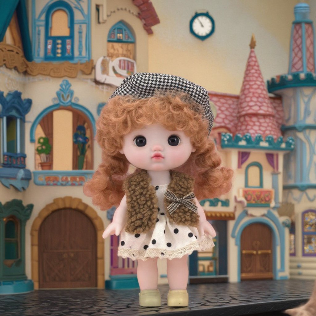 Popular Fashion 22cm Mini Cute Ball Joint Toy Little Girl Playing Games Christmas Gift BJD Princess Doll