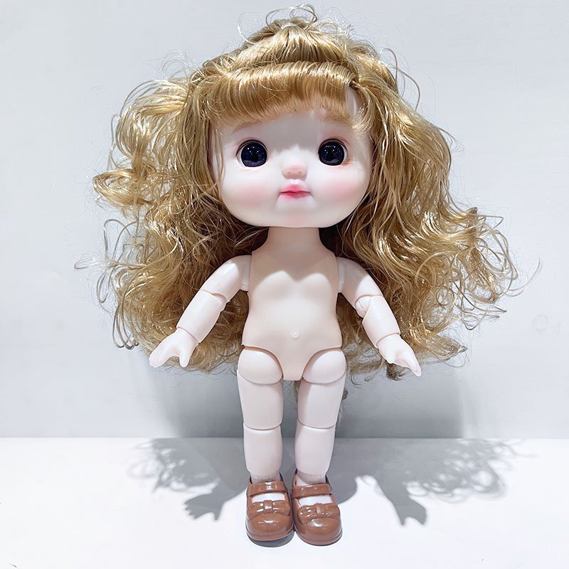 Popular Fashion 22cm Mini Cute Ball Joint Toy Little Girl Playing Games Christmas Gift BJD Princess Doll