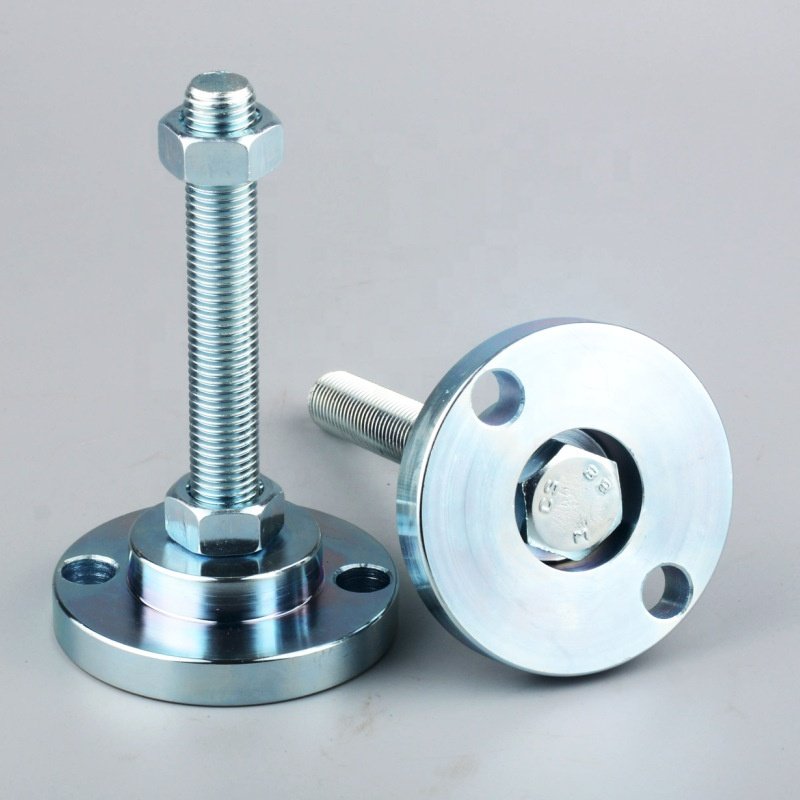 Customized Metal D32/38/50 M10/12 3/8-16 Fixed Threaded Stud Leveling Feet Machine Foot Stainless Adjustable Foot