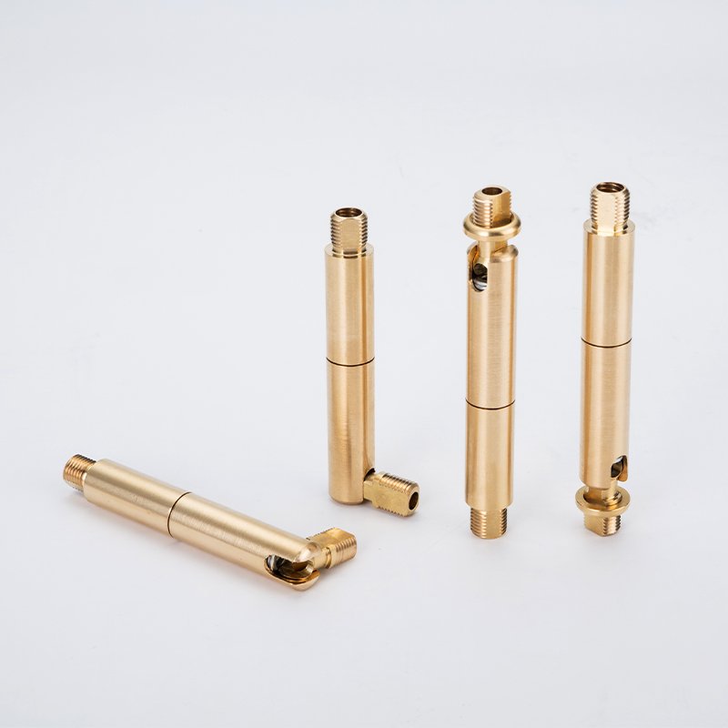 Brass Lamp Parts Adjustable Swivel Cable Joint