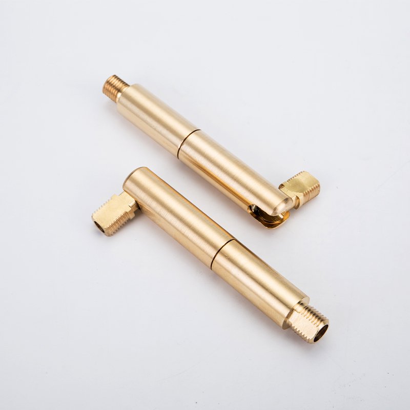 Brass Lamp Parts Adjustable Swivel Cable Joint