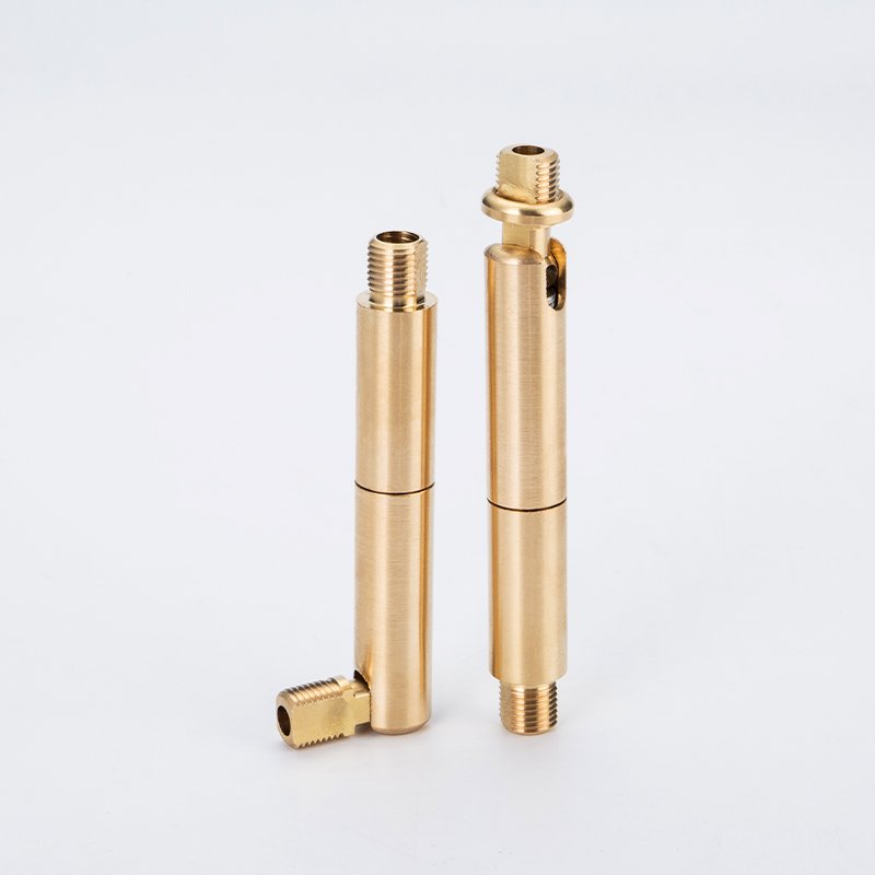 Brass Lamp Parts Adjustable Swivel Cable Joint