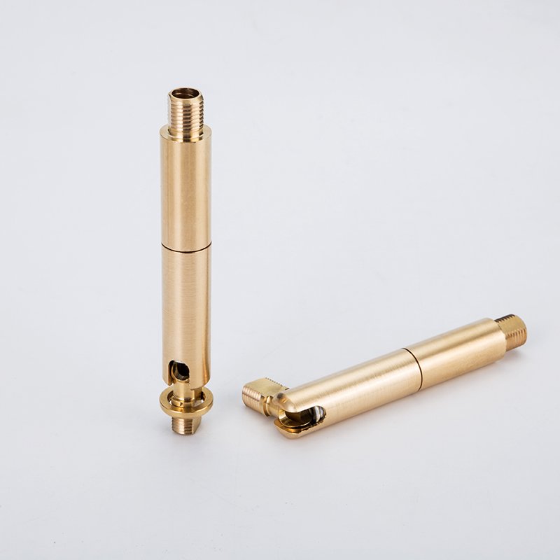 Brass Lamp Parts Adjustable Swivel Cable Joint