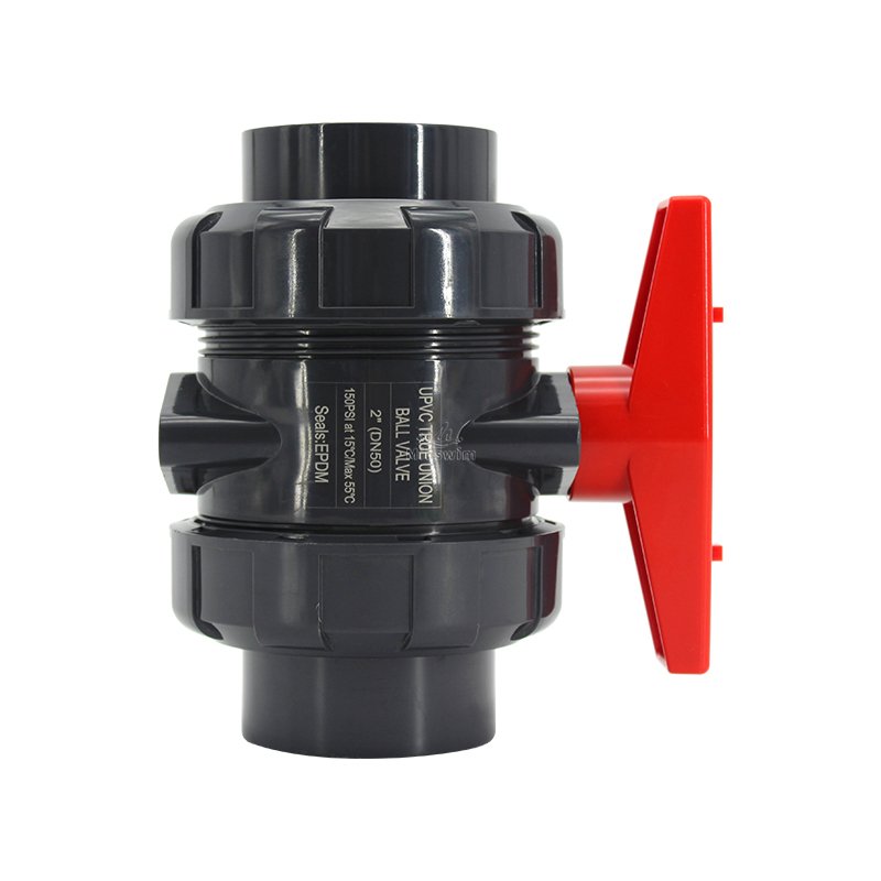 Pool Pipe Fittings 2 Inch Ball Valve Swimming Pool Equipment Double Movable Joint Ball Valve