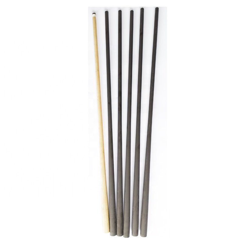 Factory Professional 10Mm Carbon Fiber Billiard Pool Cue Tech Low Deflection Carbon Fiber Cues Shaft Blanks