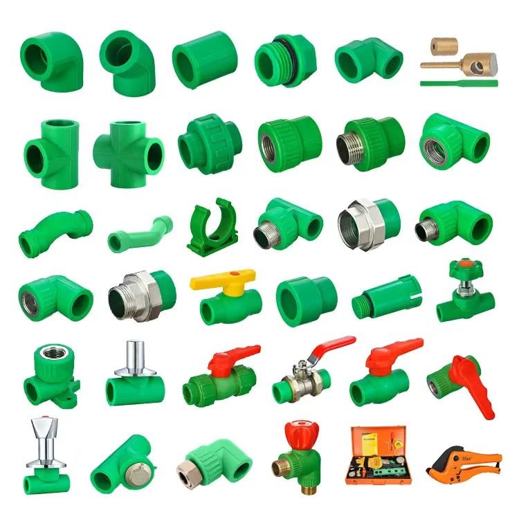IFAN Factory Direct Free Sample ISO 15874 Polypropylene Plastics Plumbing Materials PPR Water Pipe and Fitting PPR Fittings