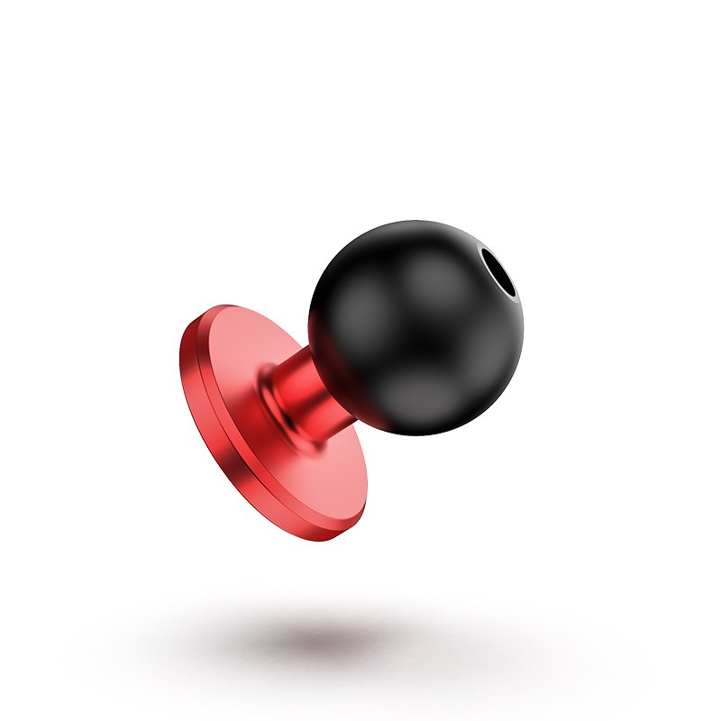 Wholesale Price Aluminum Gimbal Base with 1 Inch TPU Ball Mounting Action Camera Phone Ball Joint Base Compatible