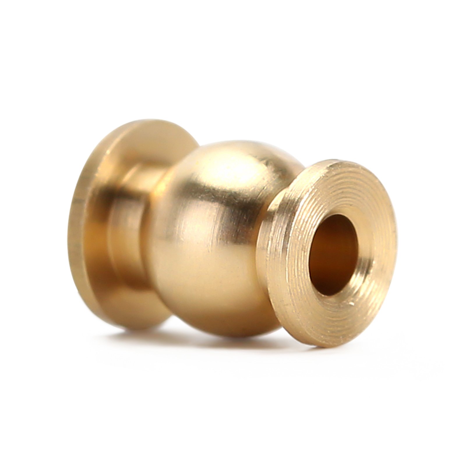 20PCS Aluminum or Brass Shock Links Joint Balls Pivot Balls with O-rings for 1/24 RC Crawler Car Axial SCX24 Upgrade
