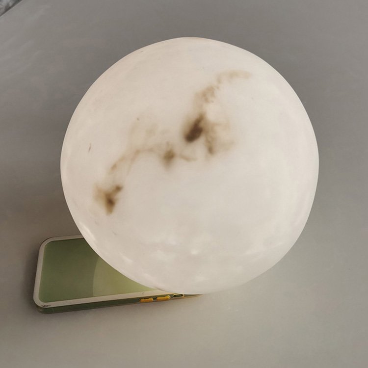 Artificial Translucent Alabaster Globe Shaped Onyx Sphere Ball