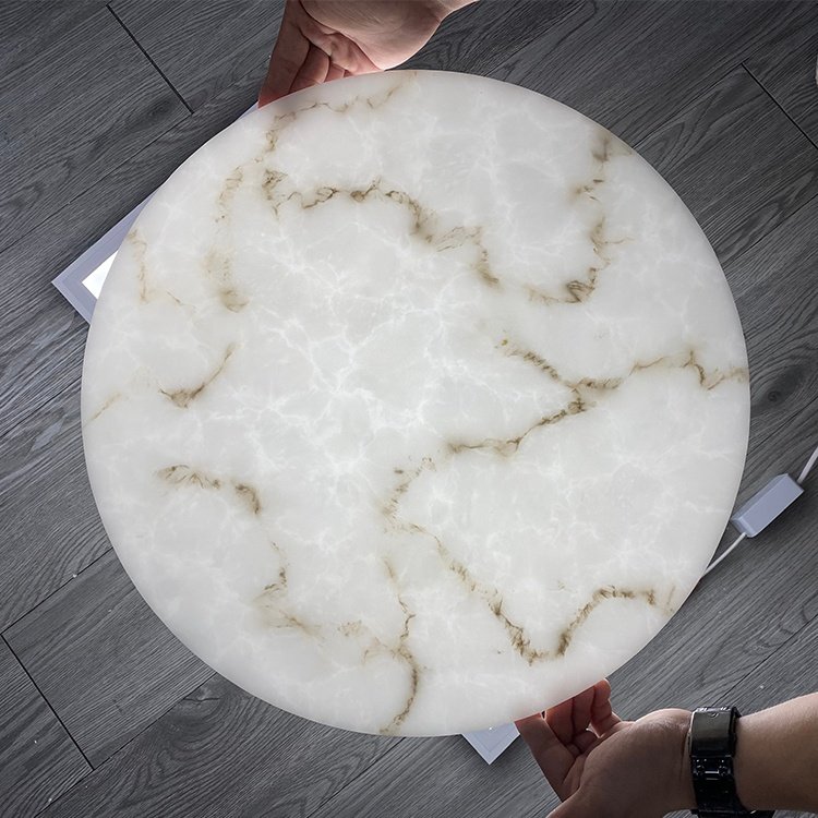 Artificial Translucent Alabaster Globe Shaped Onyx Sphere Ball