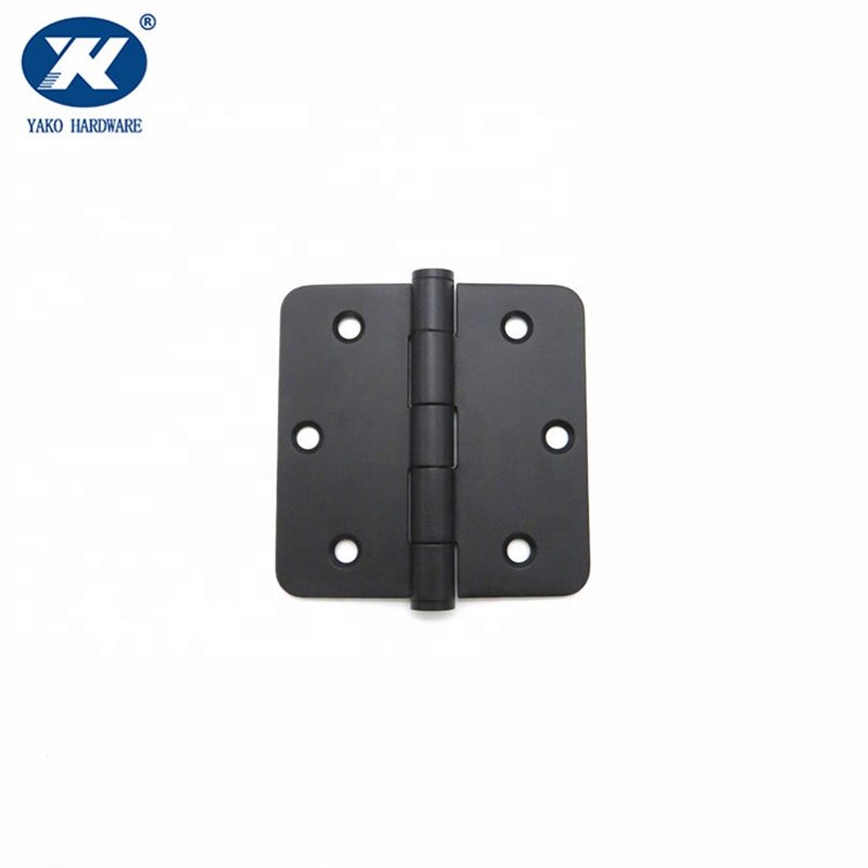 Matty Black Stainless Steel Plain Joint Ball-Bearing-Free Butt Door Hinges
