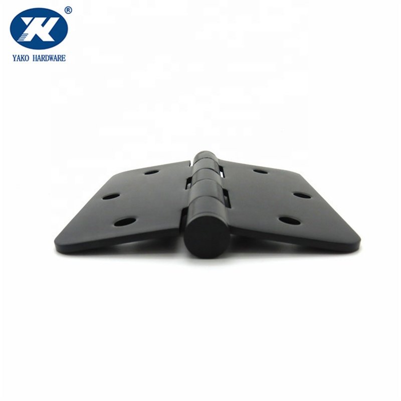 Matty Black Stainless Steel Plain Joint Ball-Bearing-Free Butt Door Hinges