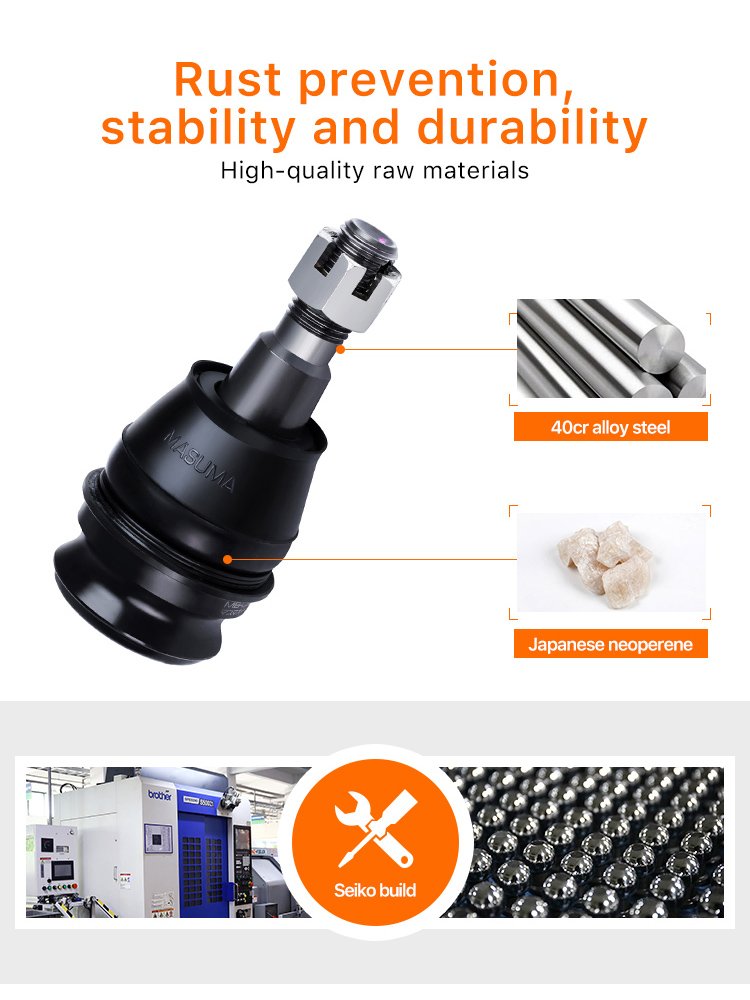 MASUMA MB-3841 Auto Ball Joint Car Suspension System for Lexus for Toyota LAND CURISER PRADO 43310-60030 43310-60050