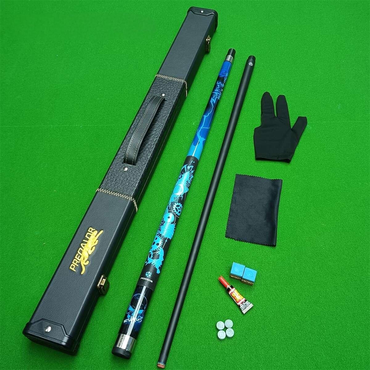 Guangdong Guangzhou Cue Stick Supplier Sell growsport Poinos Brand 1/2 Split Carbon Fibre growsport Pool Cue