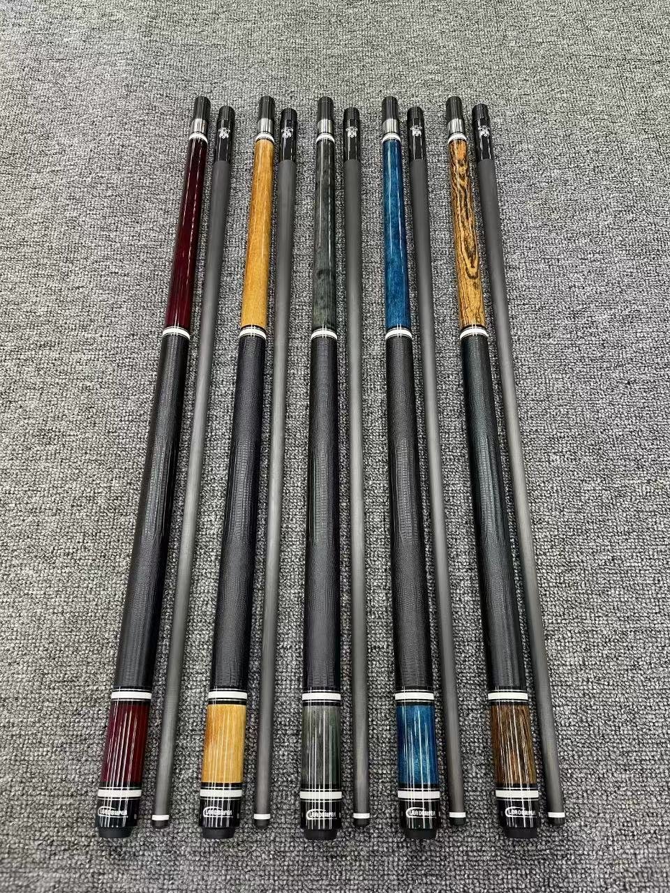 2024 Superior High-tech Leadsuper Carbon Fiber Shaft Billiard Pool Cue With 12.5 mm Tip Size