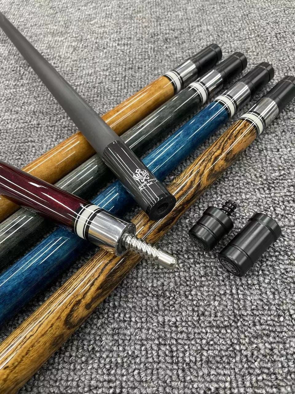 2024 Superior High-tech Leadsuper Carbon Fiber Shaft Billiard Pool Cue With 12.5 mm Tip Size