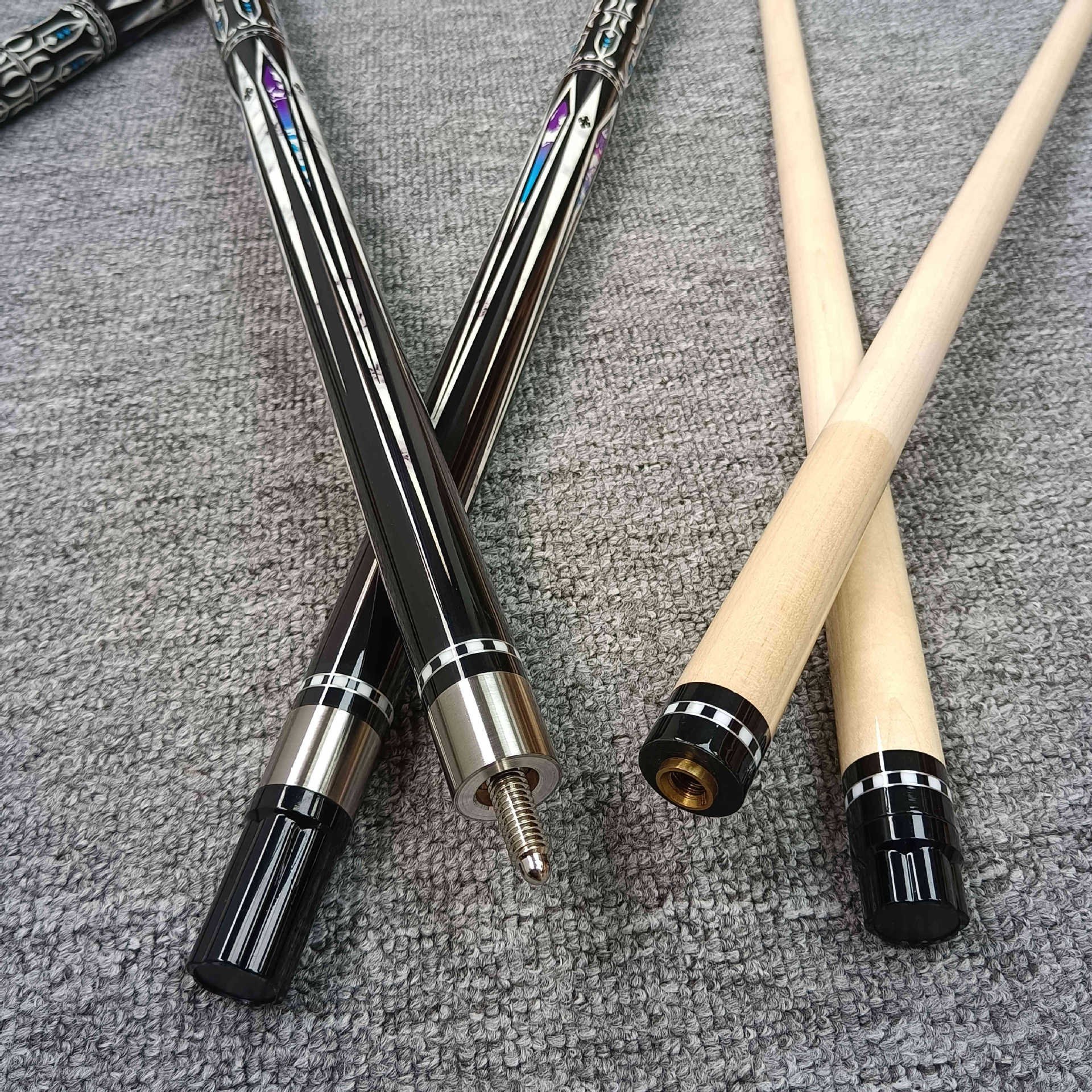 New Arrival 10 11.5 Mm Center Joint Snooker Cue Hard Maple Billiards Cue Stick With Accessories