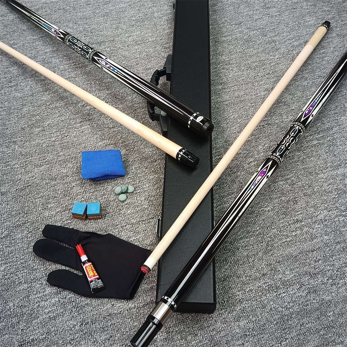 New Arrival 10 11.5 Mm Center Joint Snooker Cue Hard Maple Billiards Cue Stick With Accessories