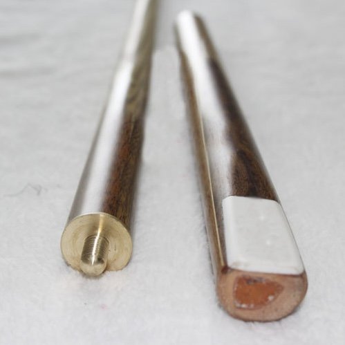One-Piece or 3/4 Ebony BILLIARD CUE STICK with 9.5 mm Tip for Snooker
