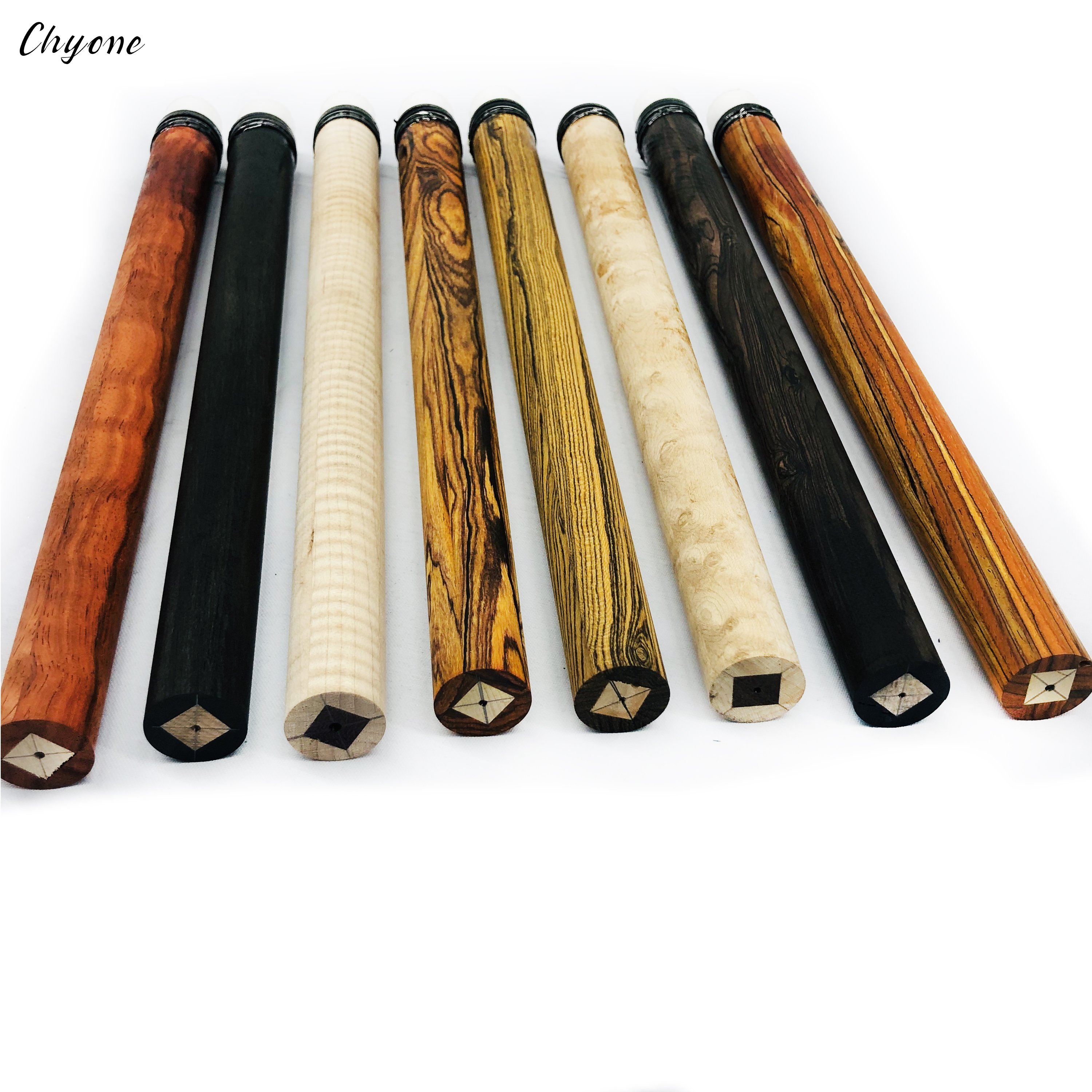 Half-finished Carom Cue Chyone 8points / 12points Custom Veneers Inlay Pool Cue Straight Billiard Cues