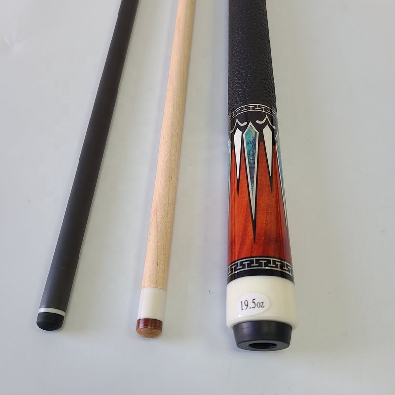 NEW Pool Carbon Cue Set 58inch+12.5mm Radial Pin Sticker Decal Hard Maple Wood with 2shafts Billiard Cues Stick for American